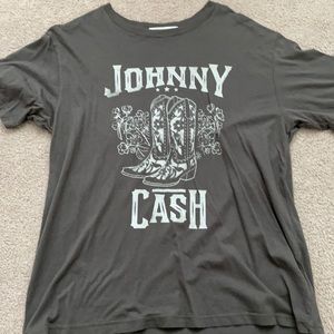 Free people Daydreamer Johnny Cash graphic tee!